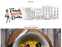 Tablet Screenshot of frenchfoodieindublin.com